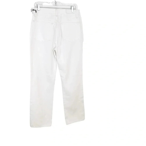Re/Done Originals 90s High Rise Loose in White Denim With Rips Size 30 NWT - Picture 5 of 15